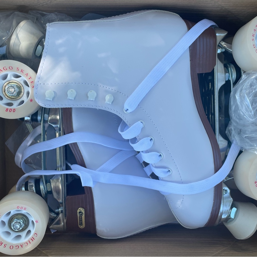 White Roller Skates